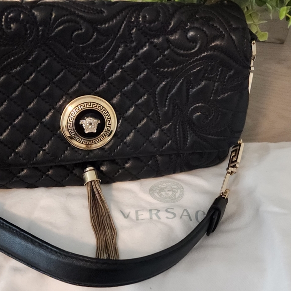 Versace Vanitas Barocco Medea Shoulder Bag - Picture 8 of 8